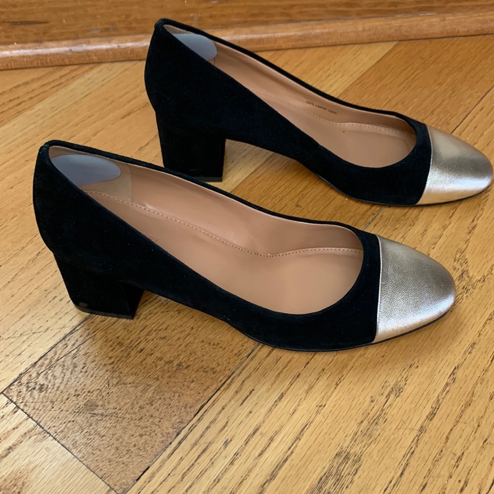 J Crew suede pumps